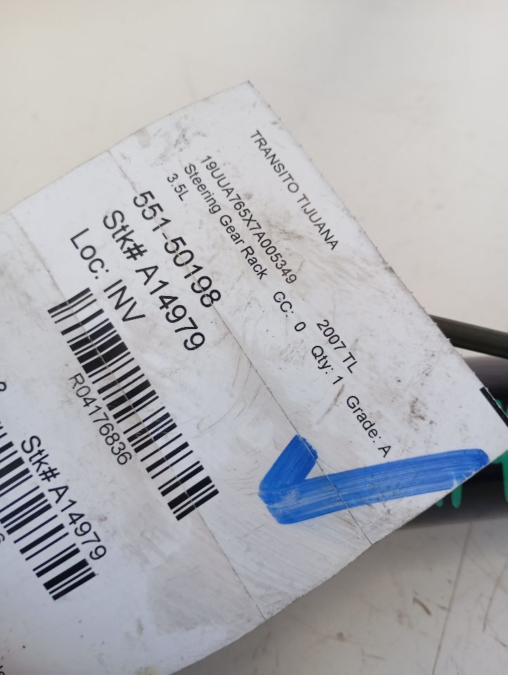 2007 Acura TL Steering Gear Rack