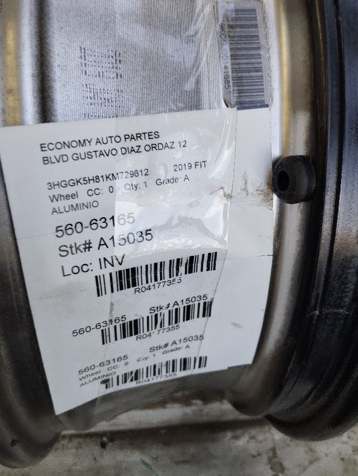 2019 Honda FIT Wheel