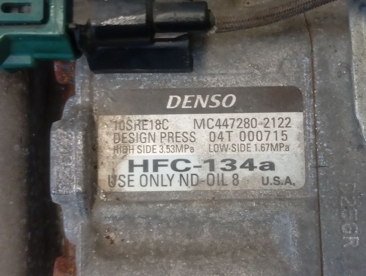 Used 2016 Honda ACCORD AC Compressor - Stock #A15023