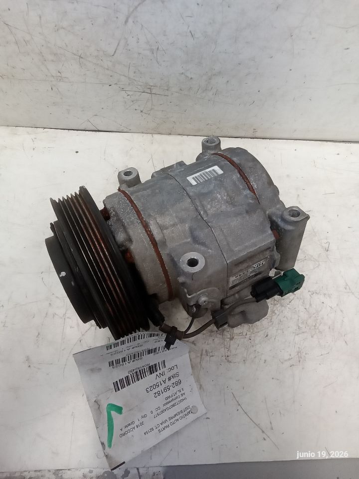 Used 2016 Honda ACCORD AC Compressor - Stock #A15023