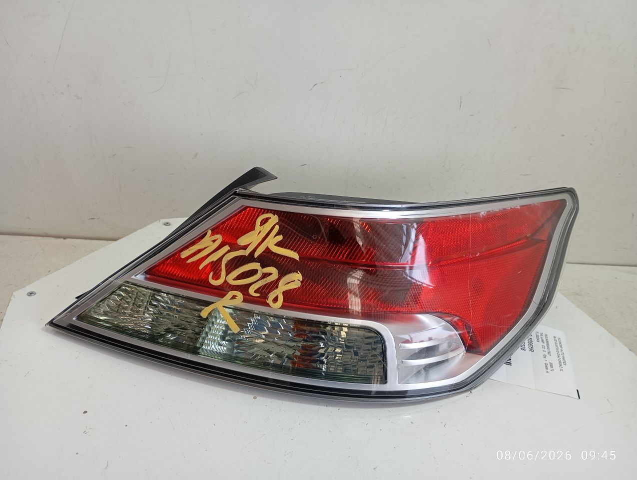 2009 Acura TL Tail Lamp