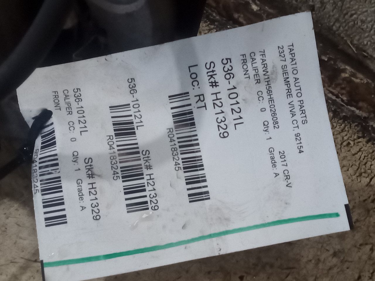 2017 Honda CR-V Caliper
