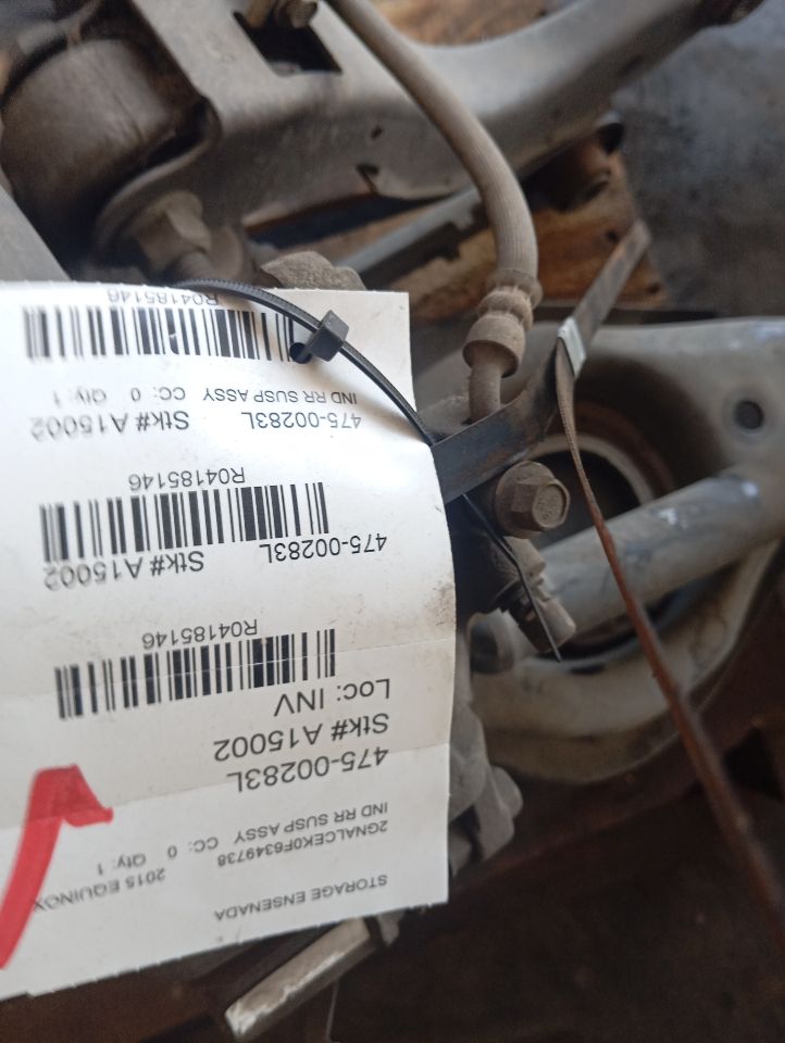 2015 General Motors EQUINOX Ind Rr Susp Assy