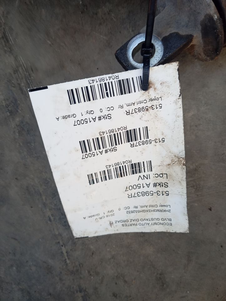 2016 Honda CR-V Lower Cntrl Arm, Rr