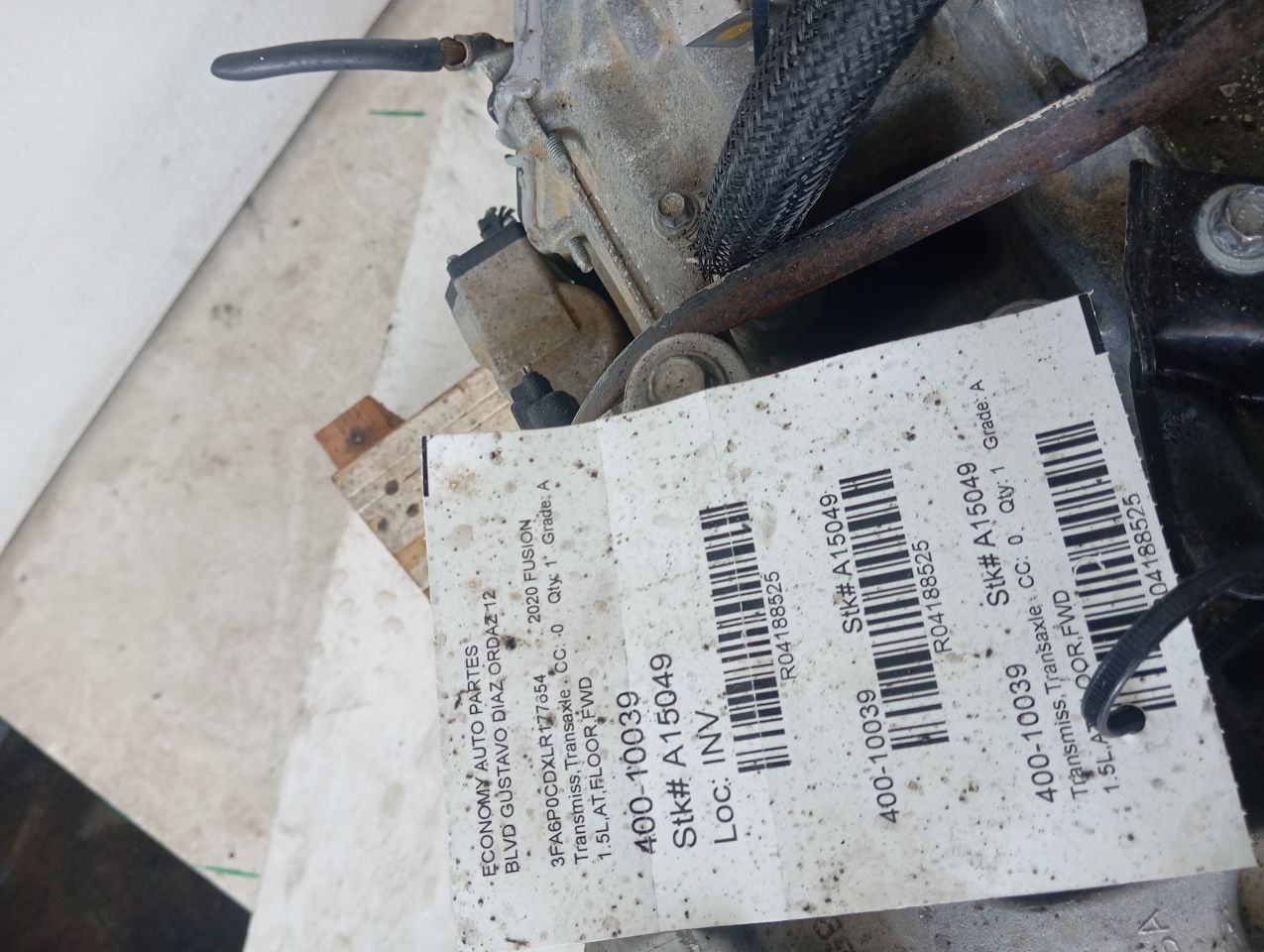 2020 FUSION Ford Transmiss,Transaxle