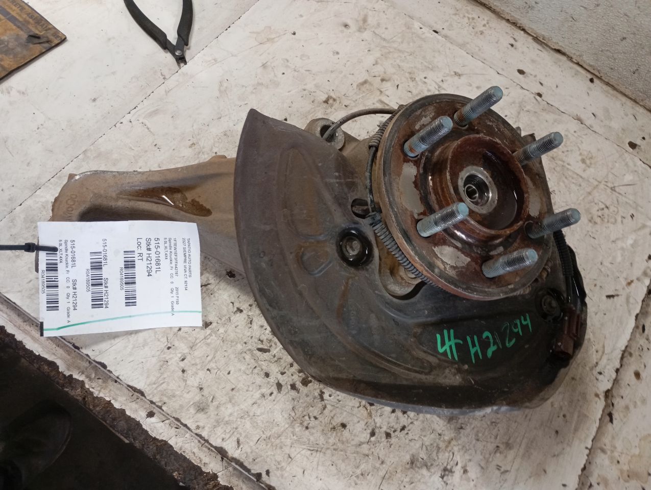 2015 Ford FORD F150 PICKUP Spindle Knuckle, Fr