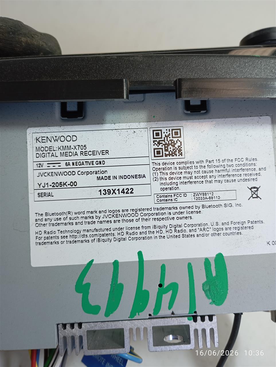 Used 2014 Ford FORD F150 PICKUP AFTERMARKET  RADIO - Stock #A14993