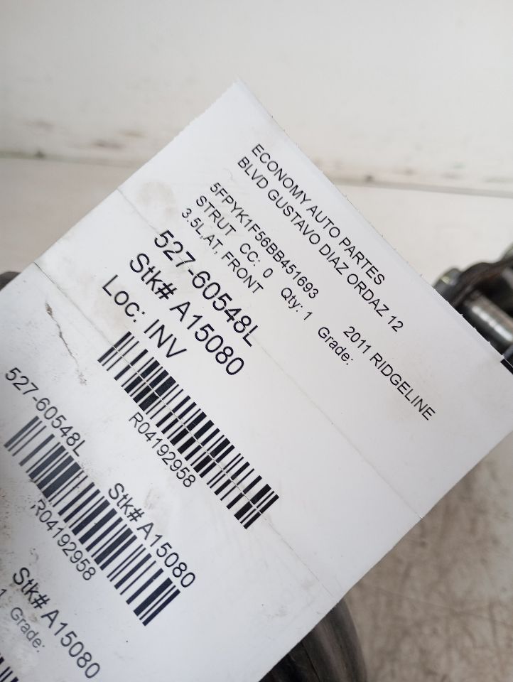 2011 Honda RIDGELINE Strut