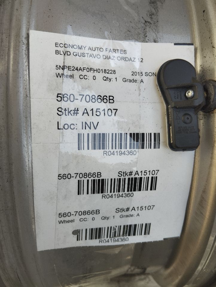 2015 Hyundai SONATA Wheel