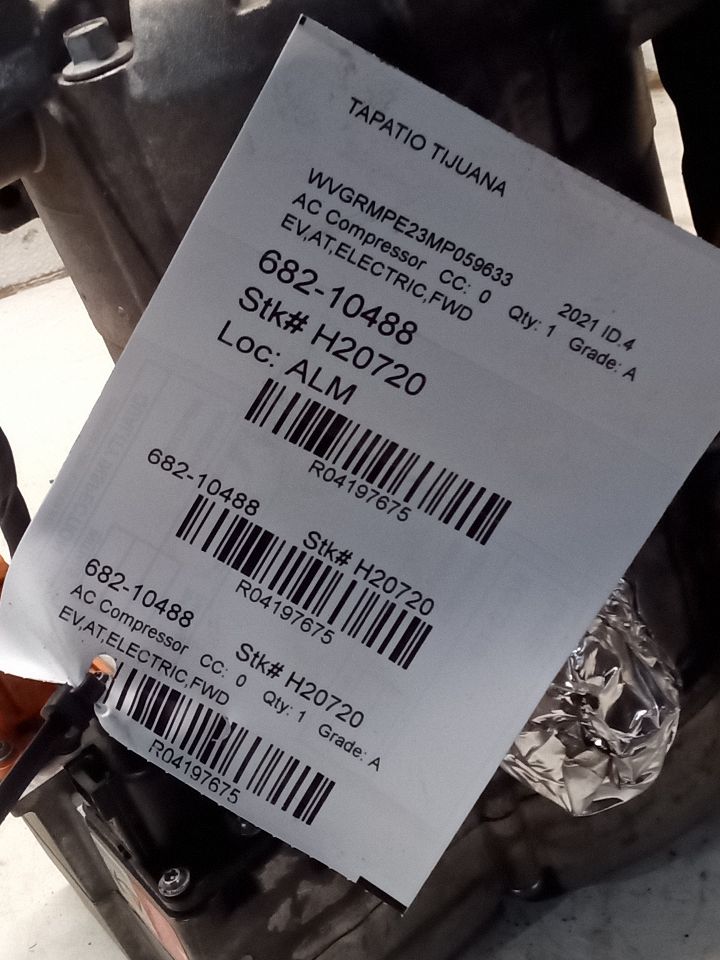 2021 ID.4 Volkswagen AC Compressor