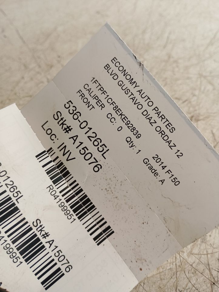 2014 Ford FORD F150 PICKUP Caliper