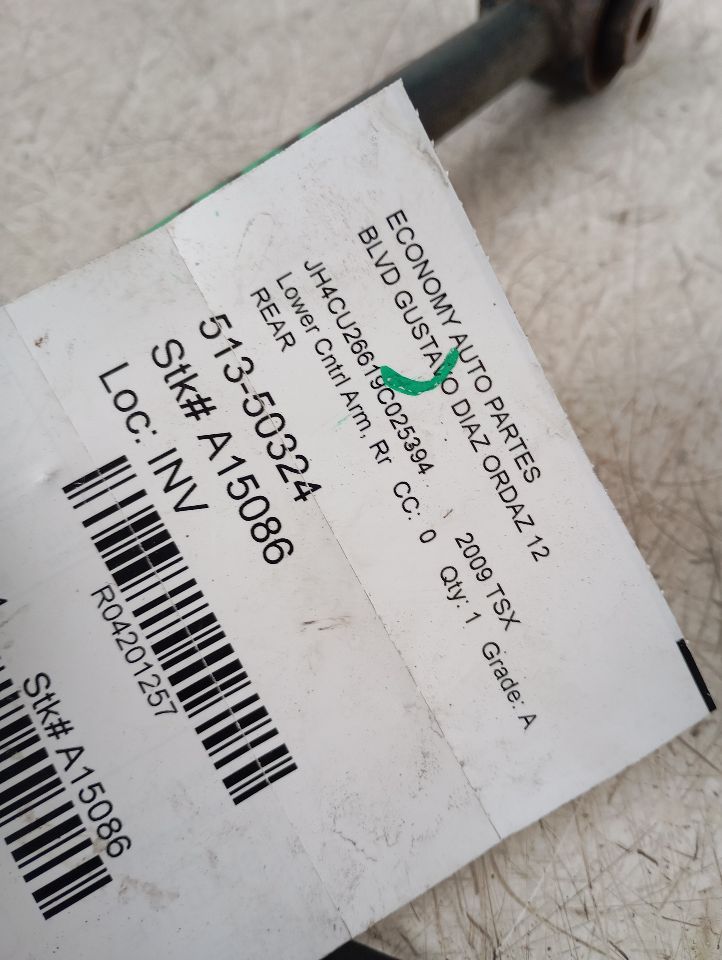 2009 TSX Acura Lower Cntrl Arm, Rr