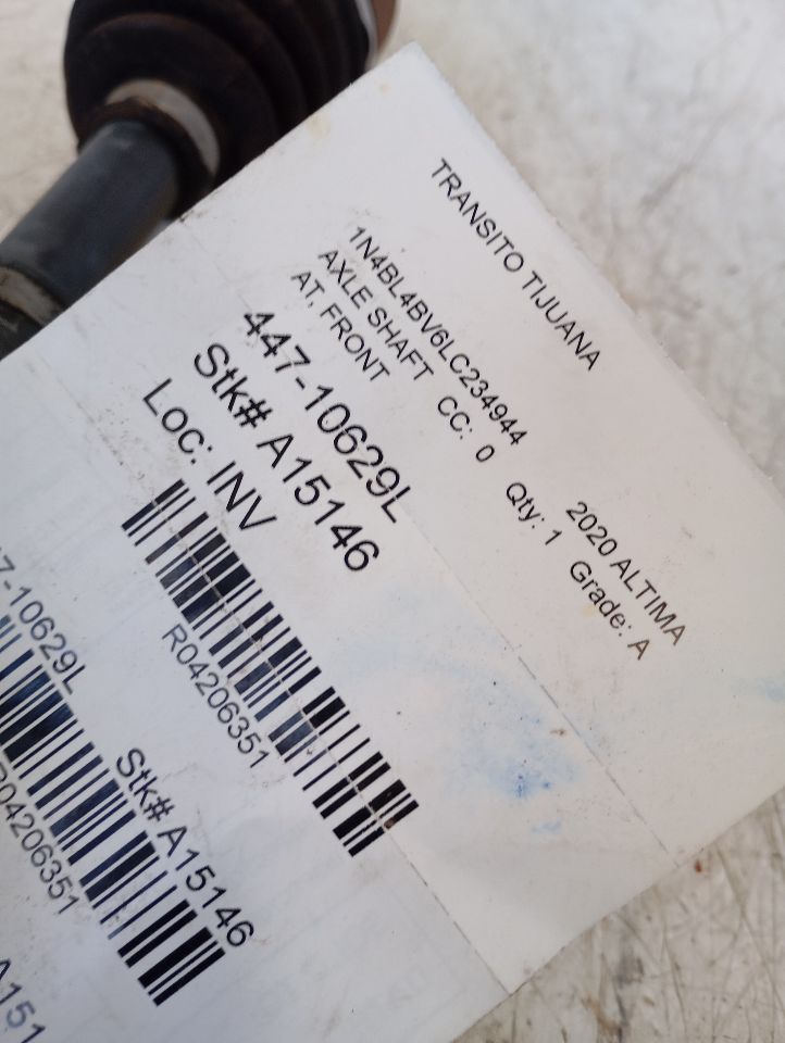2020 Nissan ALTIMA Axle Shaft