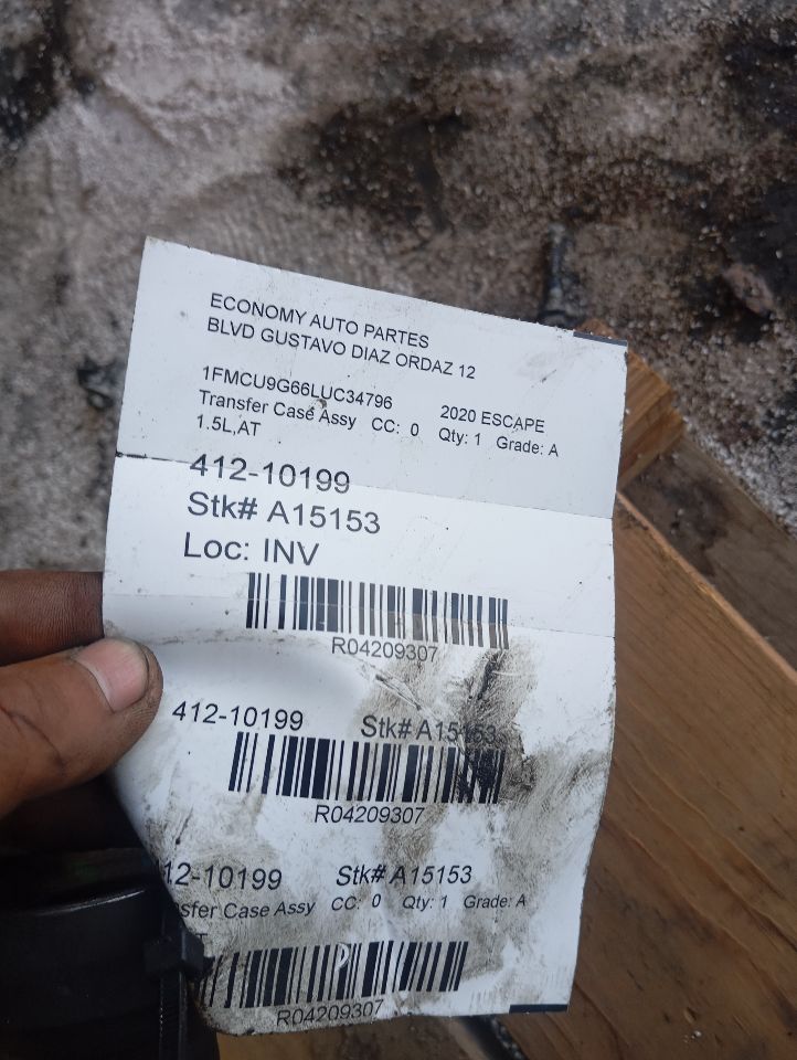 2020 Ford ESCAPE Transfer Case Assy