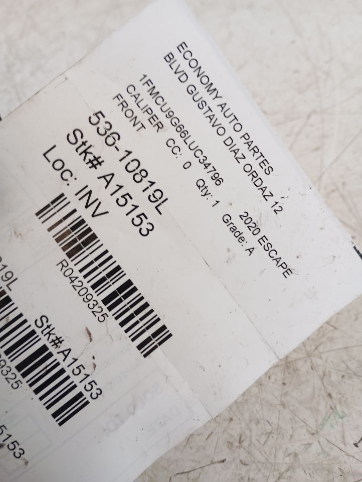 2020 Ford ESCAPE Caliper