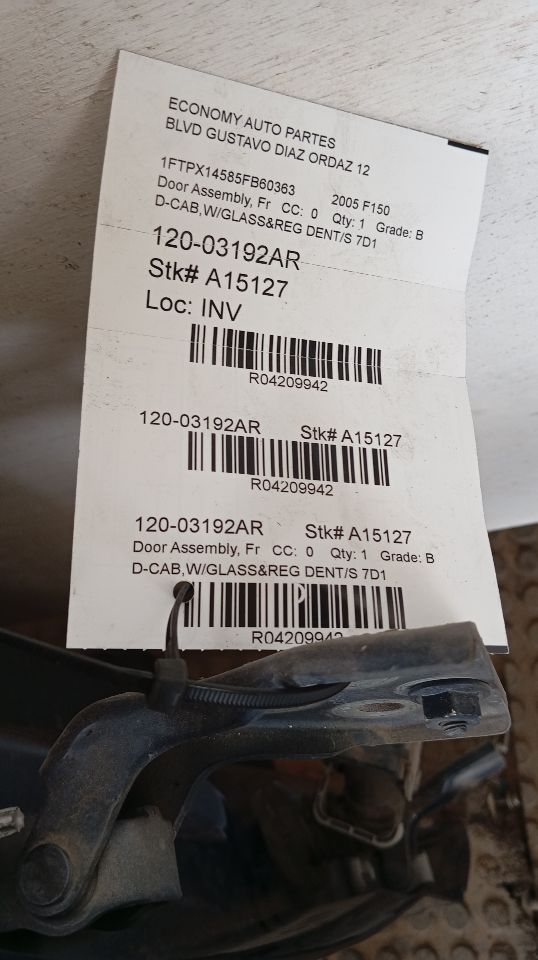 2005 Ford FORD F150 PICKUP Door Assembly, Fr