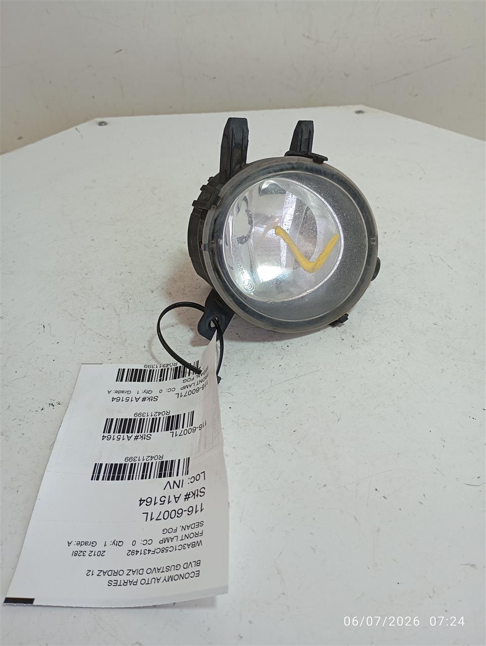2012 BMW BMW 328i Front Lamp