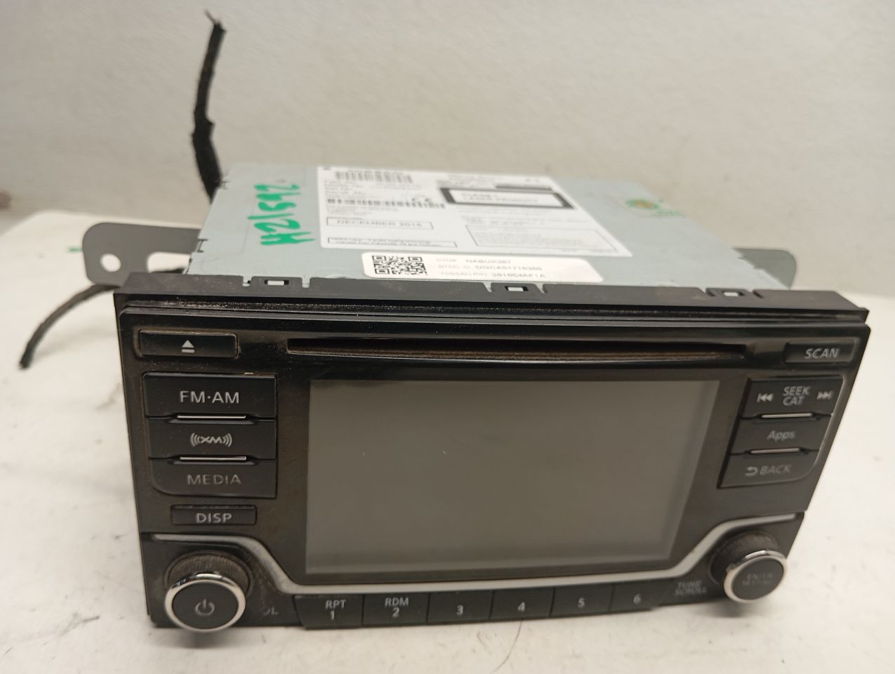 2016 Nissan SENTRA Radio Audio