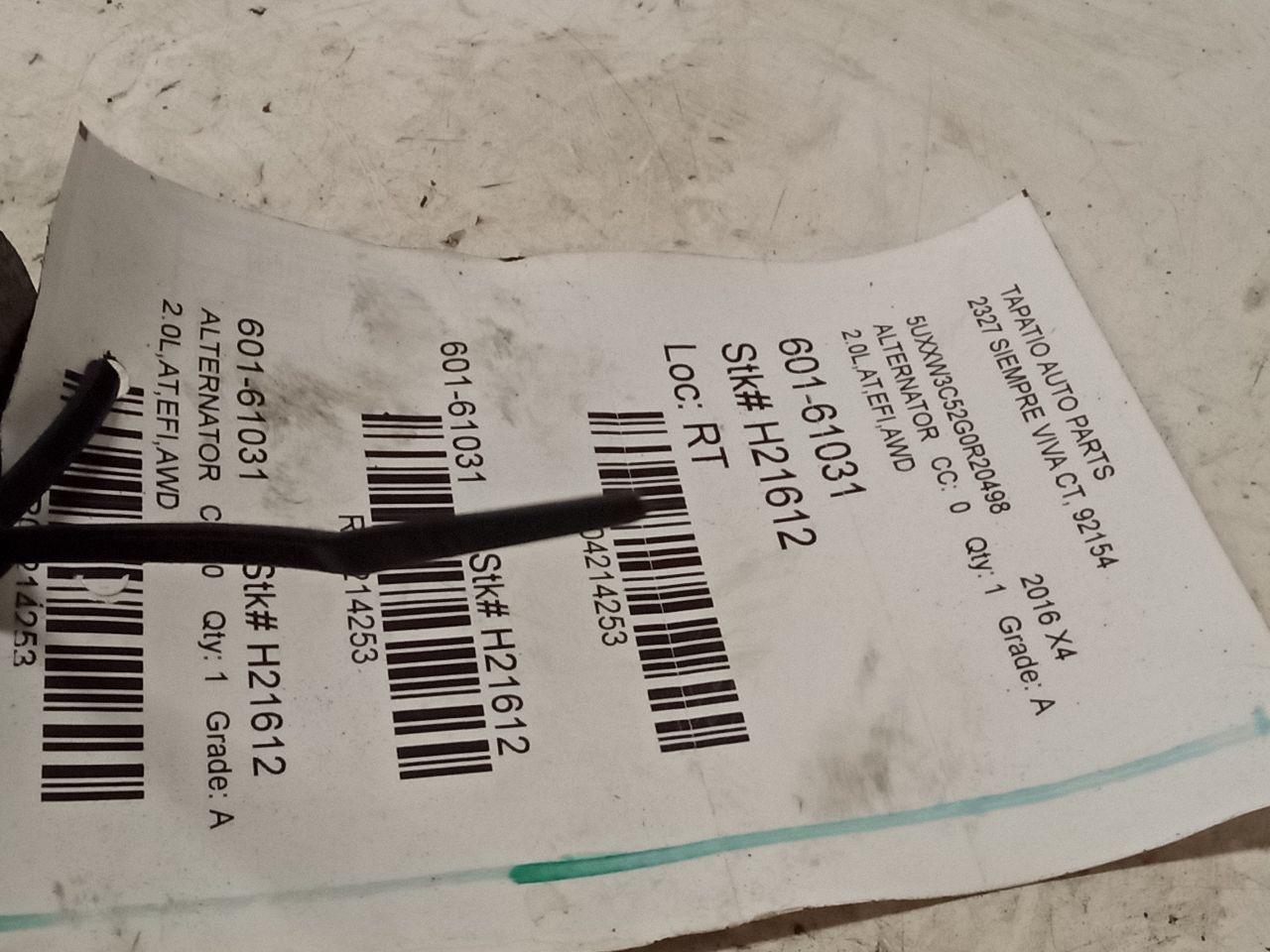 Alternator for 2012 BMW BMW 320i (Sdn, Canada market) 210 amp and other applications
