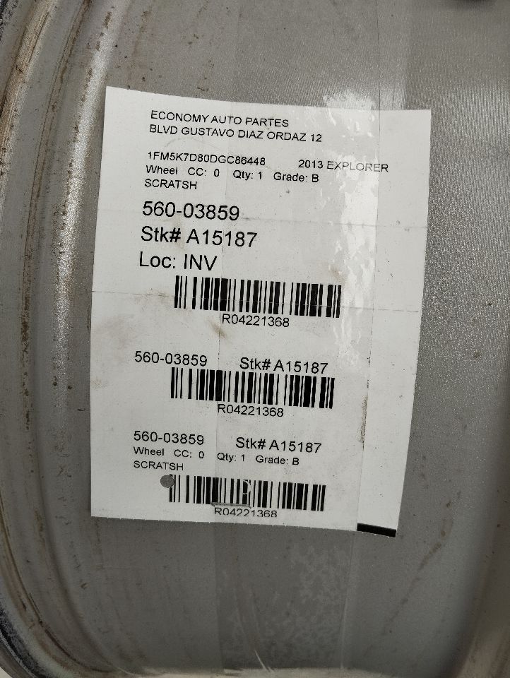 2013 Ford EXPLORER Wheel