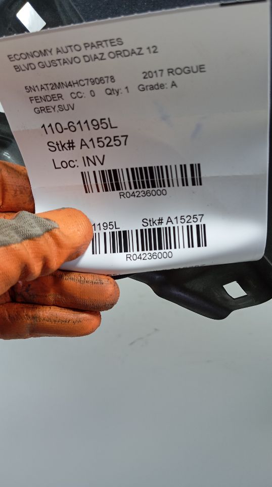 2017 Nissan ROGUE Fender