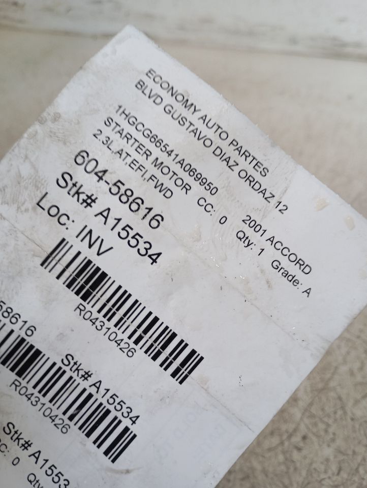 Starter Motor for 1998 Honda Odyssey (2.3L) and other applications