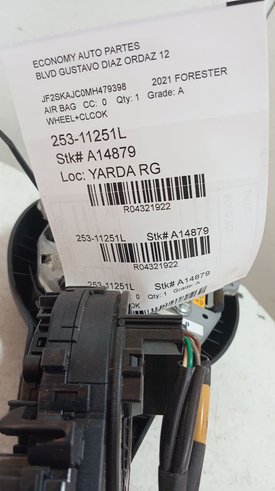 Air Bag for 2018-2021 Subaru XV Crosstrek driver wheel and other applications