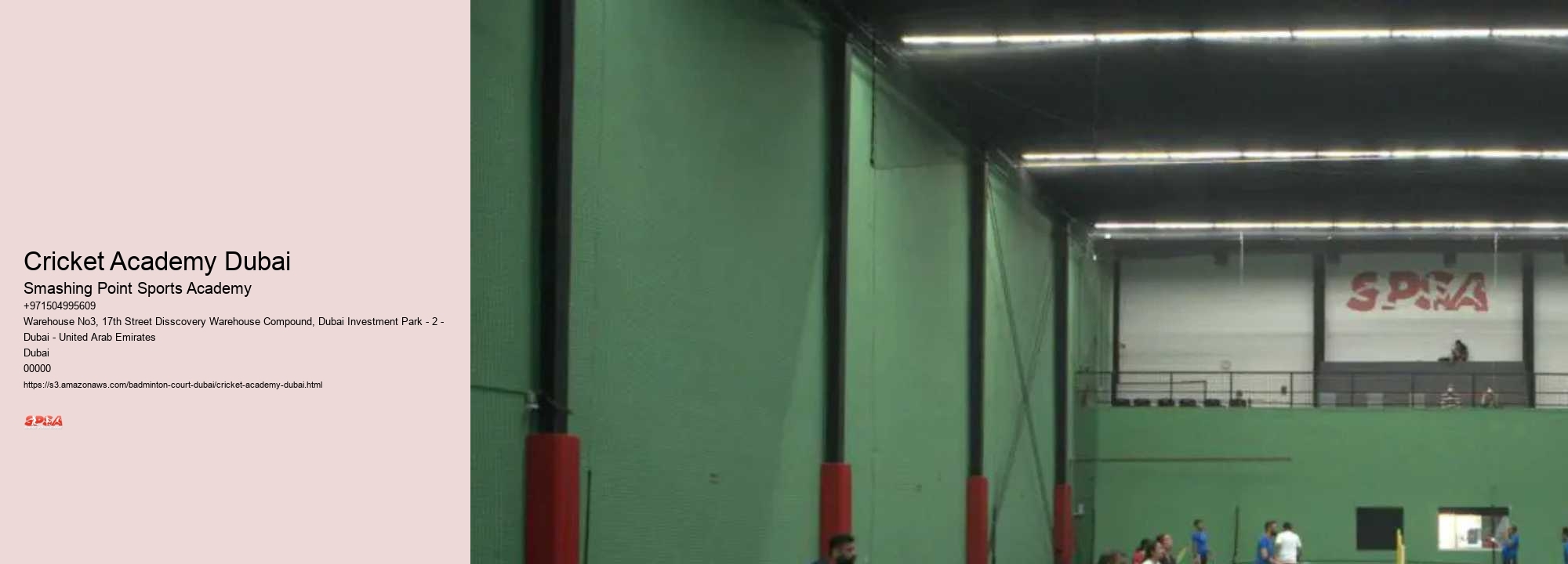 Cricket Academy Dubai