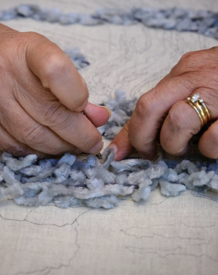 Photograph of stitching