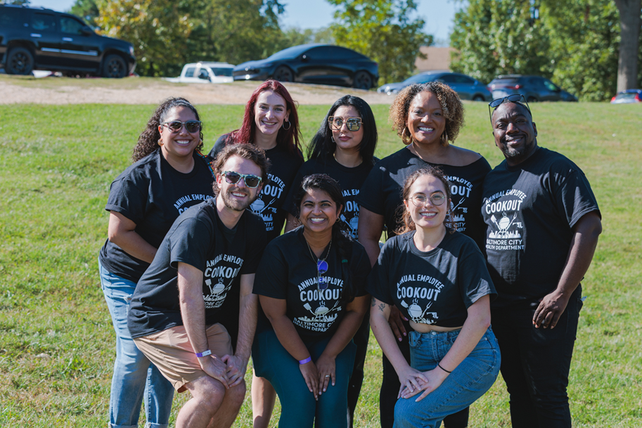 Image of eight City of Baltimore employees