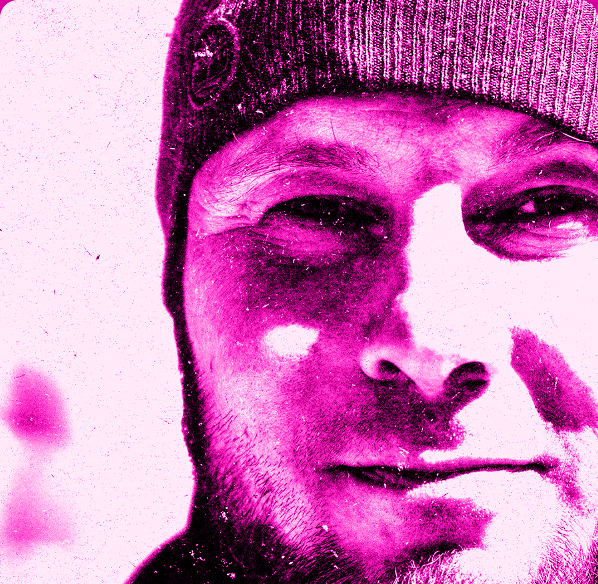Close up image of man