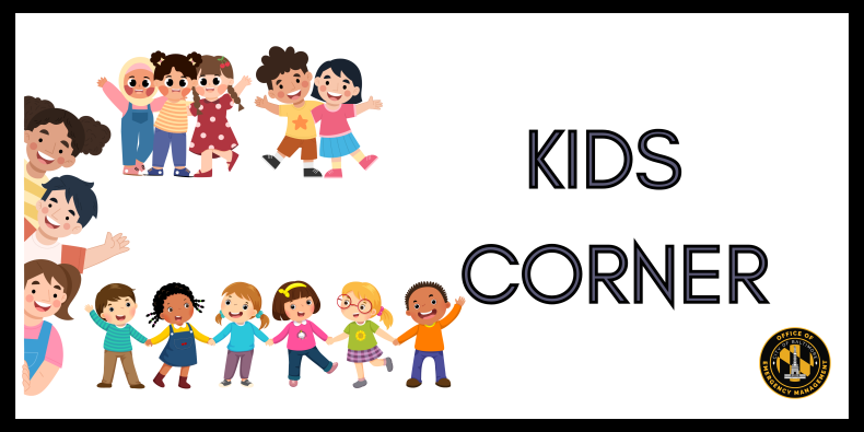 kid's corner graphic