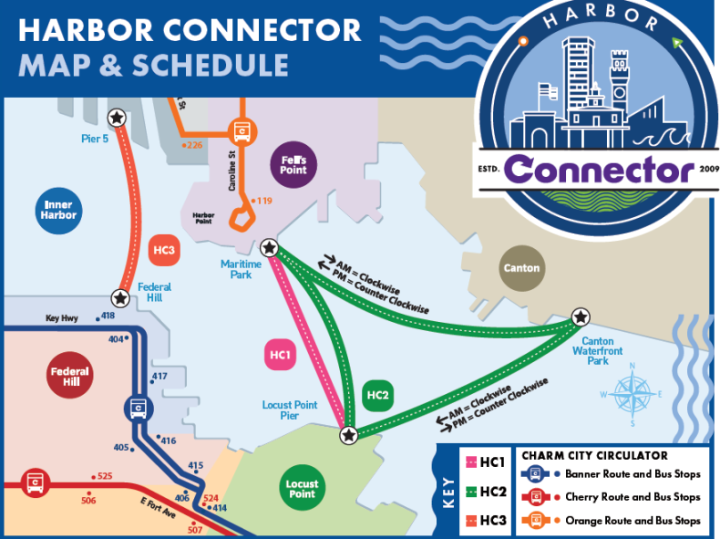 Harbor Connector Map