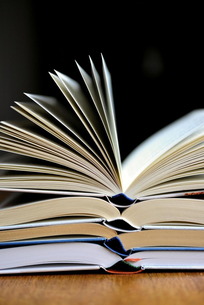 pile of books