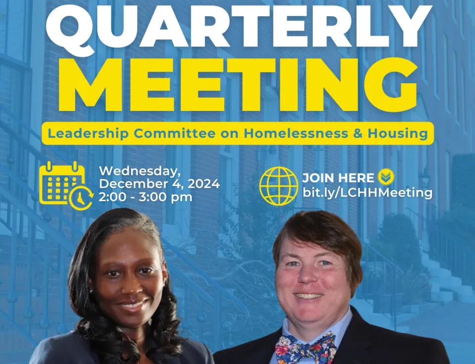 Leadership Committee on Homelessness and Housing Virtual Meeting ...