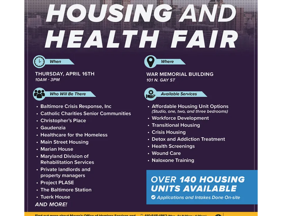 Housing and Health Fair | Baltimore City