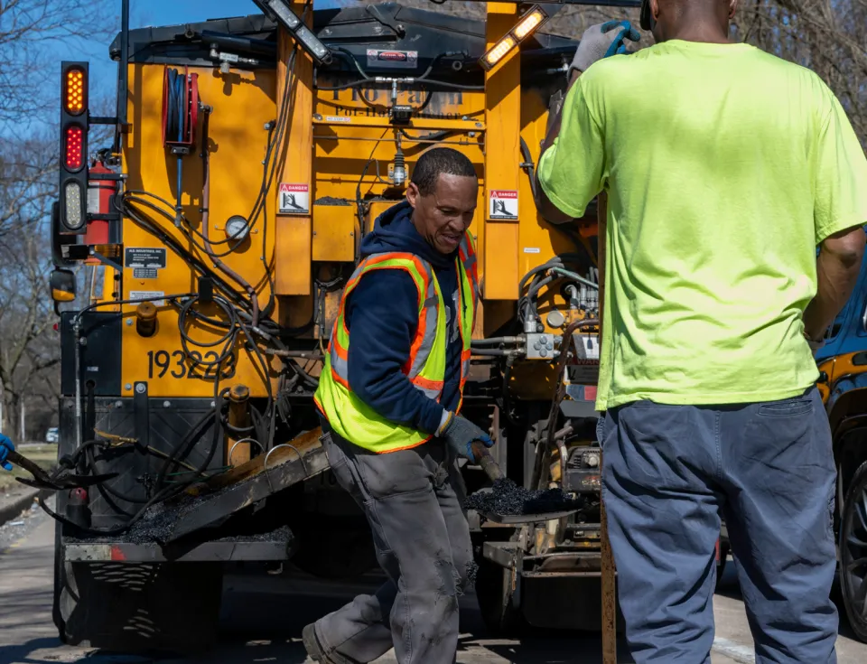 Public works workers
