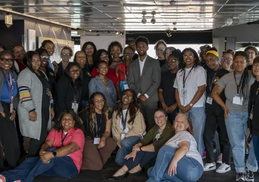 Women of DGS with Mayor Scott