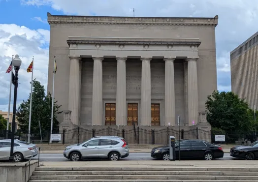 War Memorial Building on a sunny day