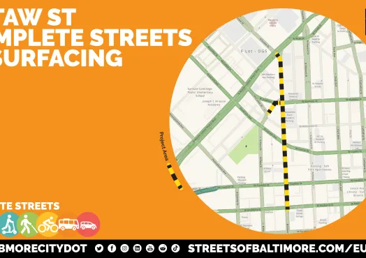 Eutaw Street to Be Repaved with Complete Streets Upgrades  