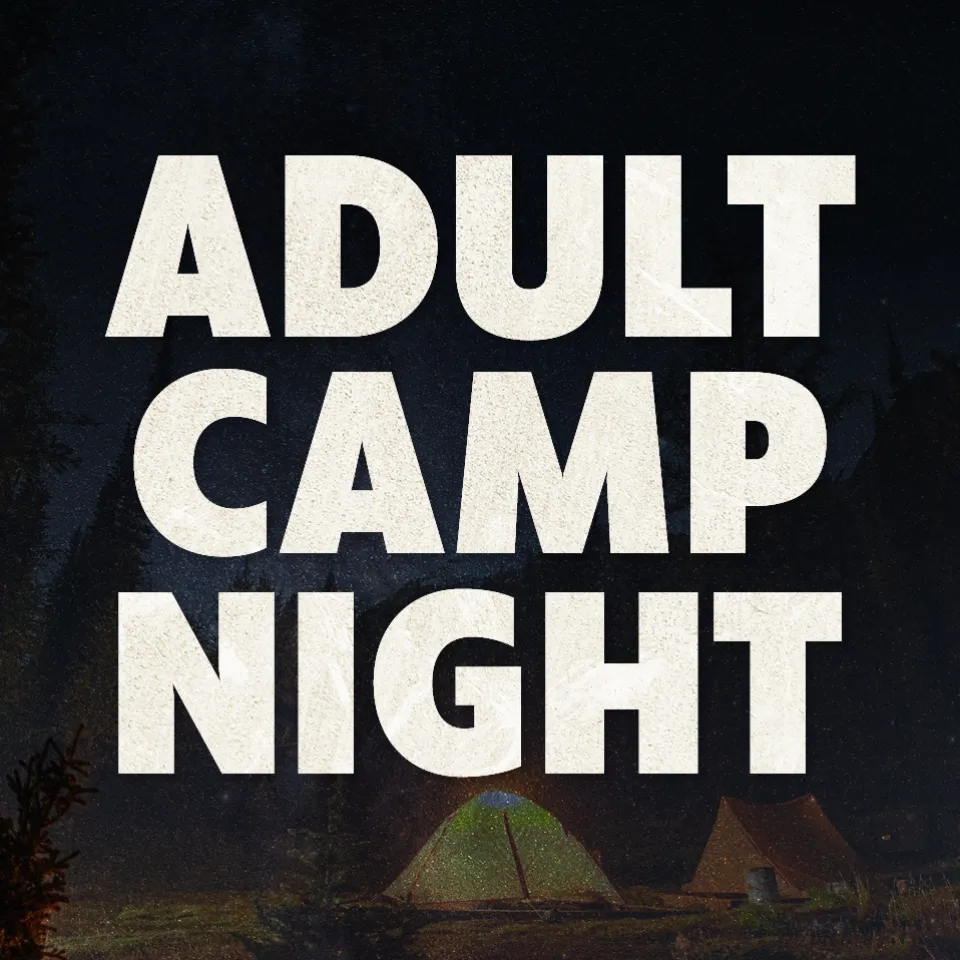 Adult Camp Night Graphic