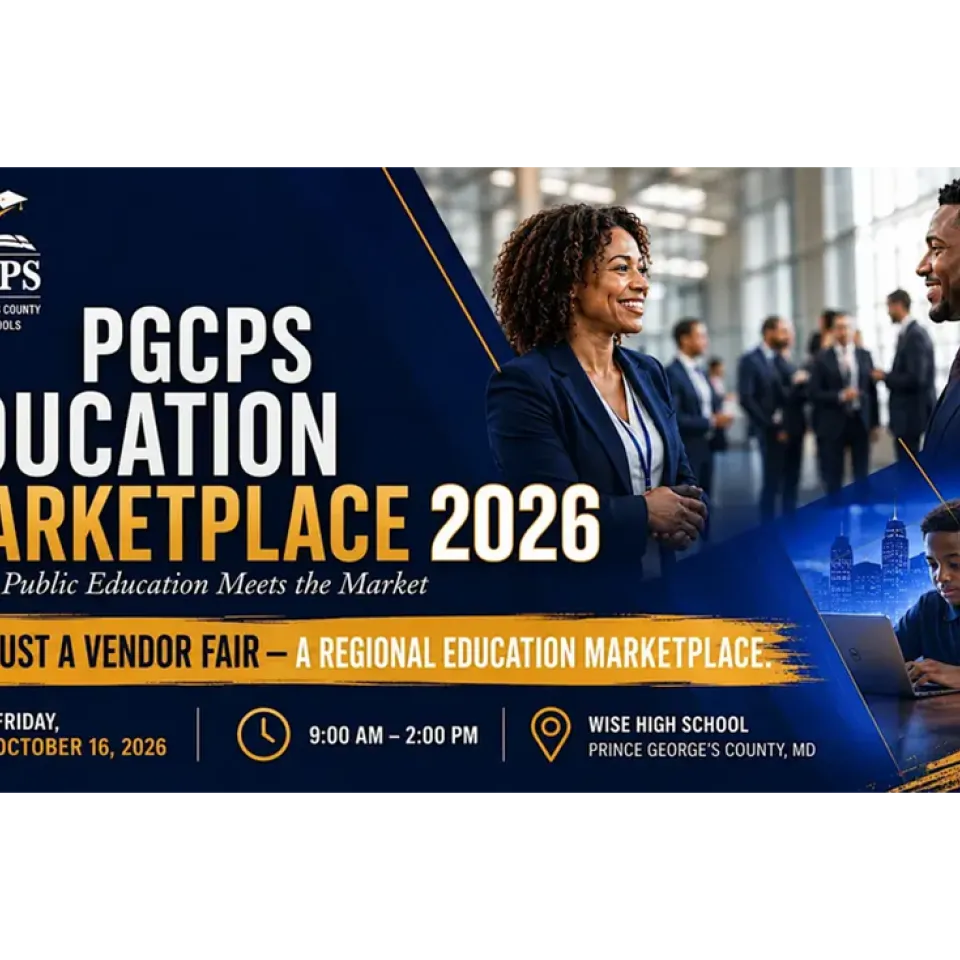 Prince George’s County Public Schools (PGCPS) Education Marketplace  Flyer