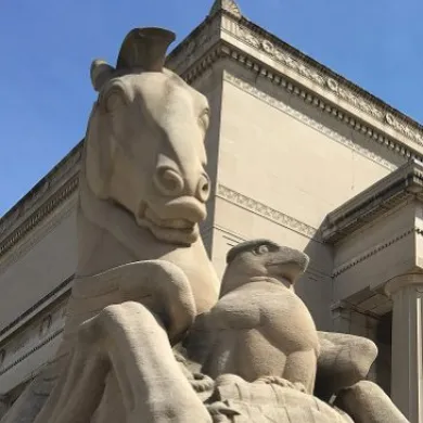 Exterior of war memorial building