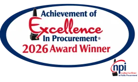 Achievement of Excellence in Procurement: 2026 Award Winner
