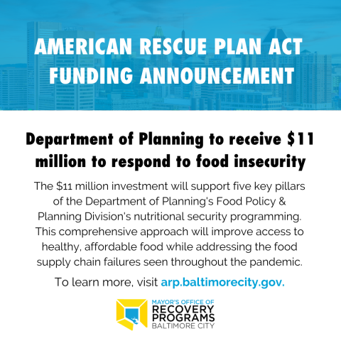Department of Planning to receive $11 million to respond to food insecurity