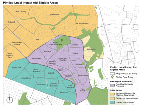 Map of 2023 Northwest Neighborhood Grants Eligible Areas