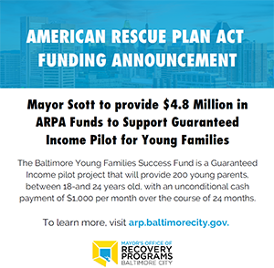 Mayor Scott to provide $4.8 million in ARPA funds to support income pilot for young families