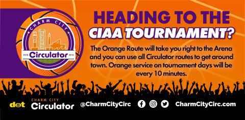 Heading to the CIAA Tournament? Use the Orange Route.