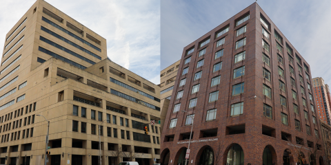 Benton Building (left) and Councilman Cummings Building (right)