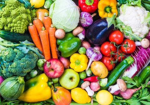 fresh fruits and vegetables